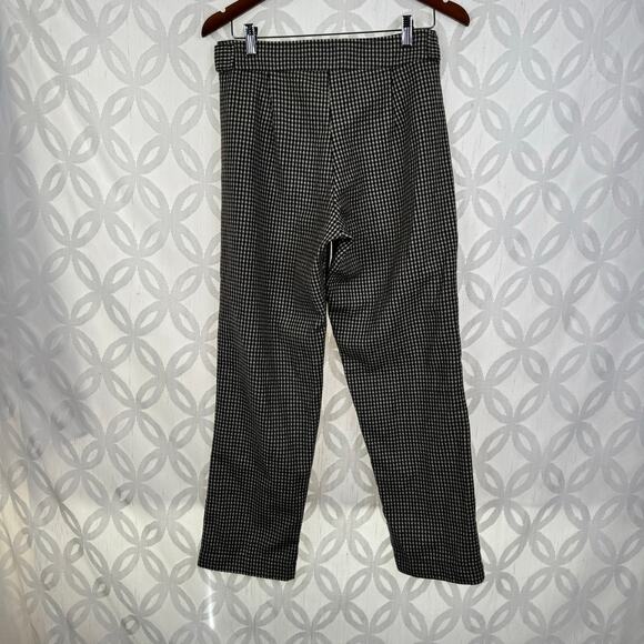 Tach Clothing High-Waist Portia Wool Pants in Brown Houndstooth Size M - Picture 6 of 13